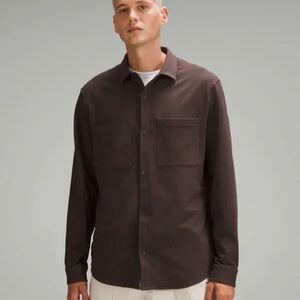 Lululemon soft knit . French Terry Men's espresso Shirt Jacket